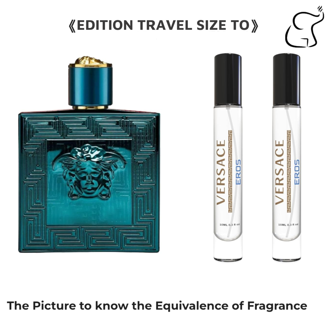 EDITION TRAVEL SIZE TO EROS VERSACE FOR MEN (PACK 2 BOTTLES 10 ML)