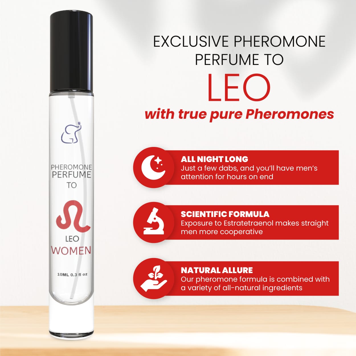 PHEROMONES PERFUME TO LEO SIGN WOMENS