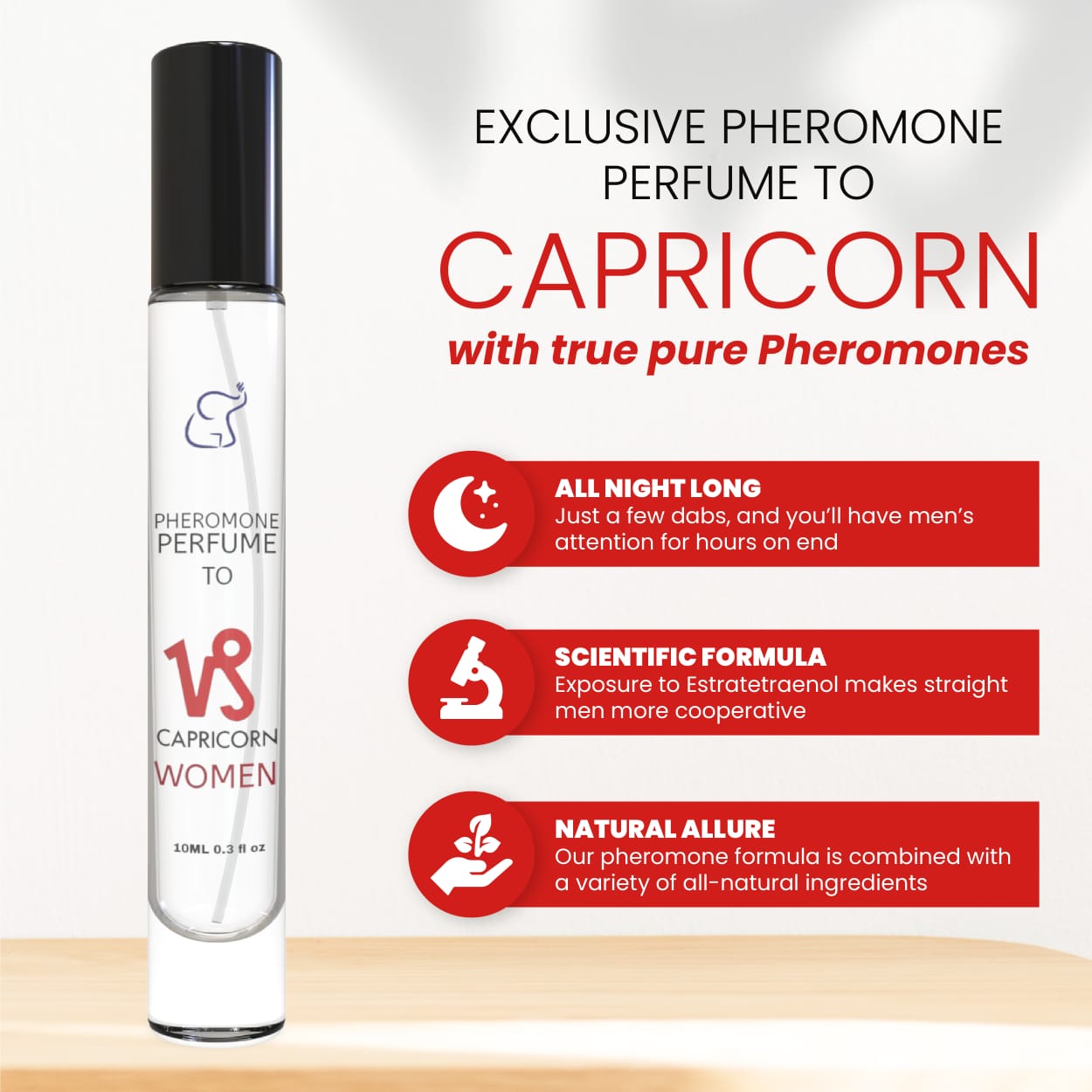 PHEROMONES PERFUME TO CAPRICORN SIGN WOMENS