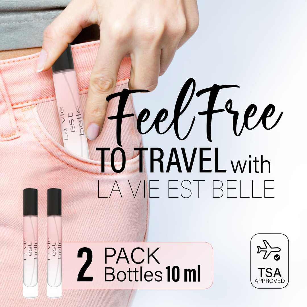 EDITION TRAVEL SIZE TO LA VIE EST BELLE LANCÓME FOR WOMEN (PACK 2 BOTTLES 10 ML)